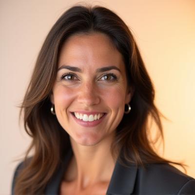 Isabella Rossi, Fondatrice di VitaAurora e Wellness Coach Certificata, sorride con professionalità