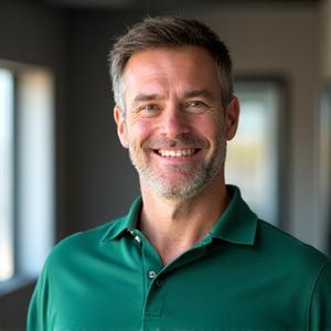 Ritratto professionale del Dottor Marco Bianchi, fisioterapista e personal trainer.
